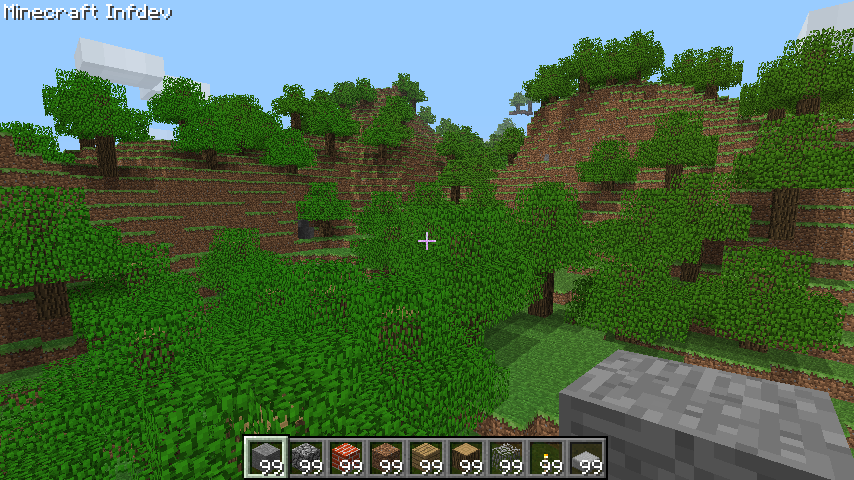 Infdev with Biomes!